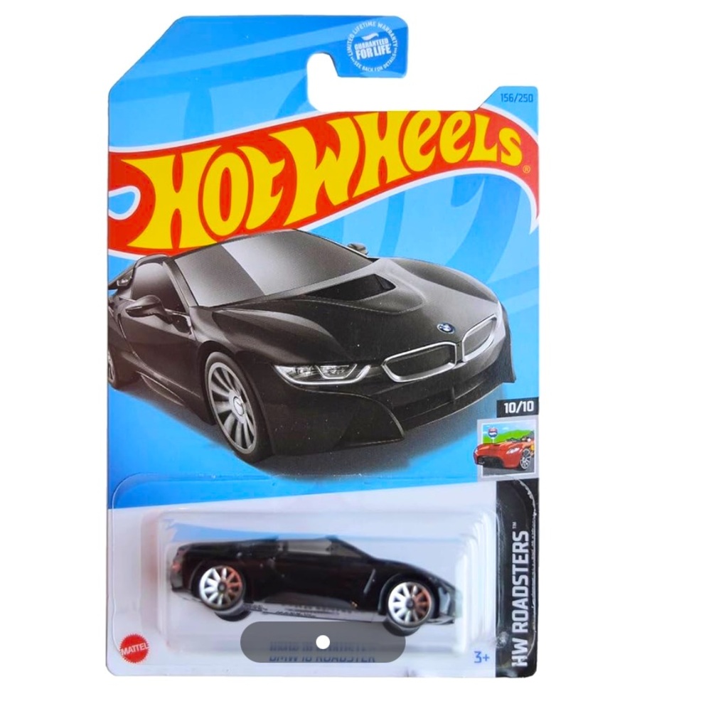 Hot Wheels BMW i8 Roadster, HW Roadsters 10/10 [Black] 156/250